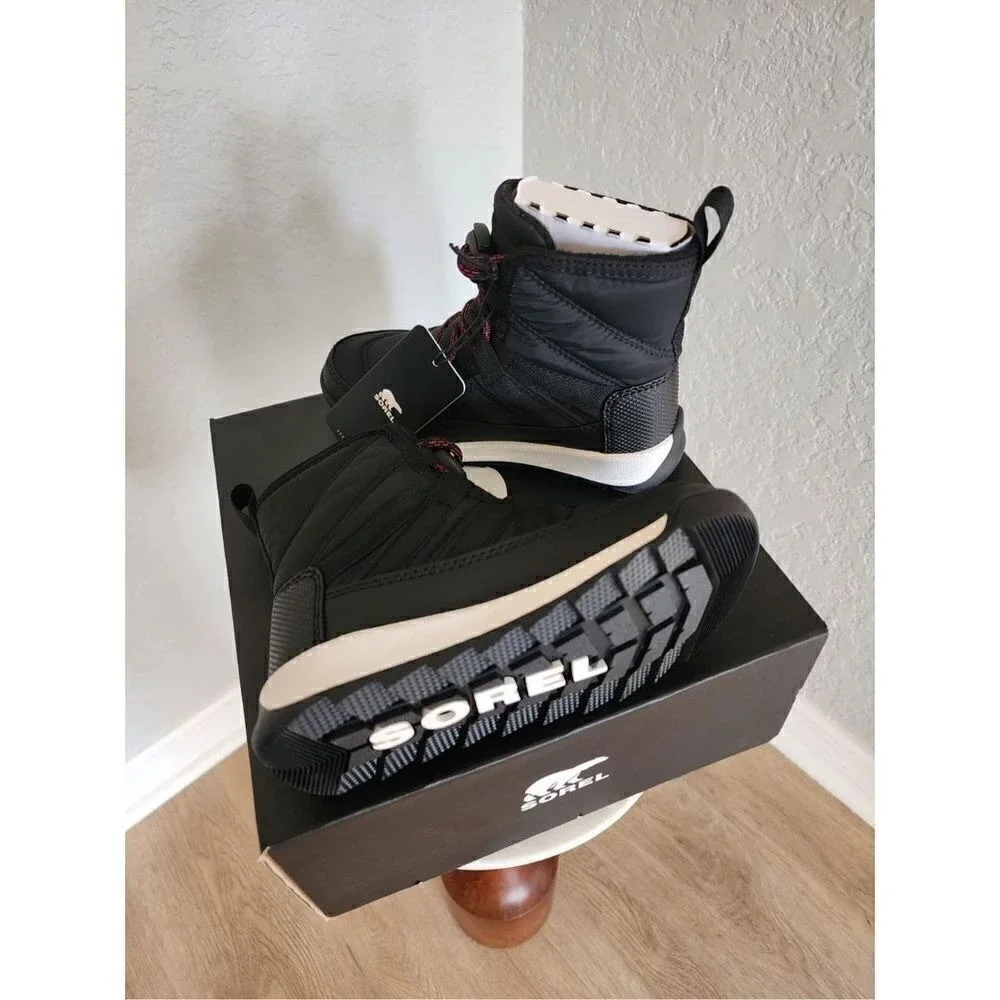 SOREL Whitney II‎ Short Waterproof Insulated Boot, Toddler Size 9, Black, NWT